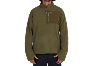 Salty Crew Ebbtide 1/2 Zip Polar Fleece Olive