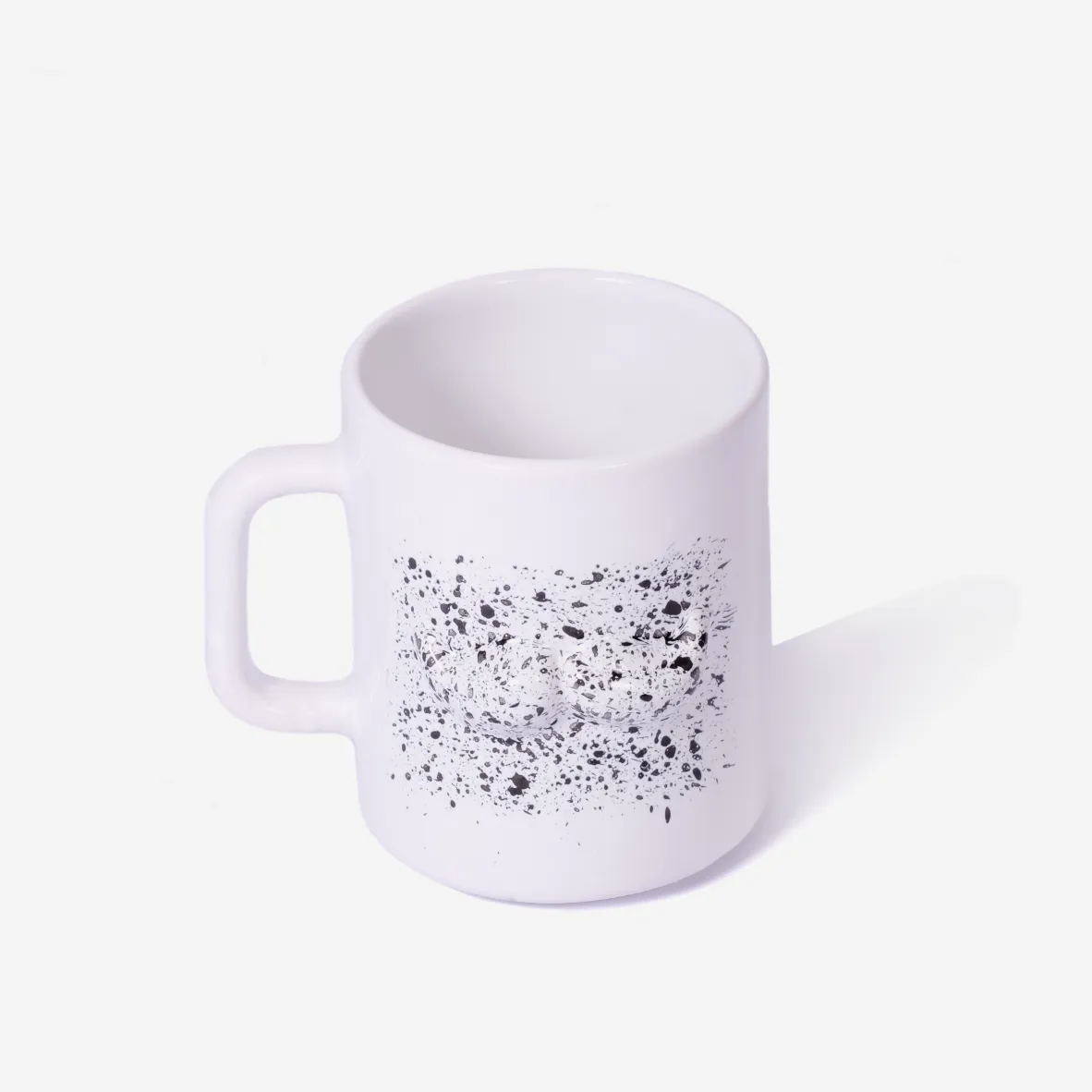 Salvatore Moustache Mug - Gloss White