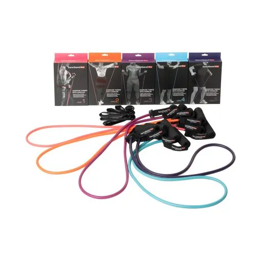 Sanctband Active Resistance Tubing With Handle (LEVEL 5 Violet)