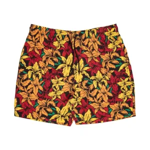 Santa Cruz Swim Shorts Wooten Flowers - Red / Yellow