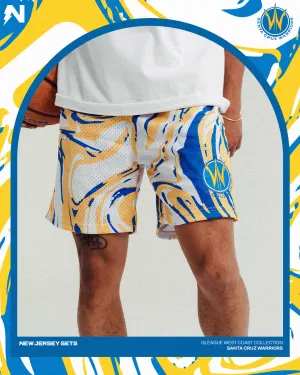 Santa Cruz Warriors x NJS Mesh Shorts