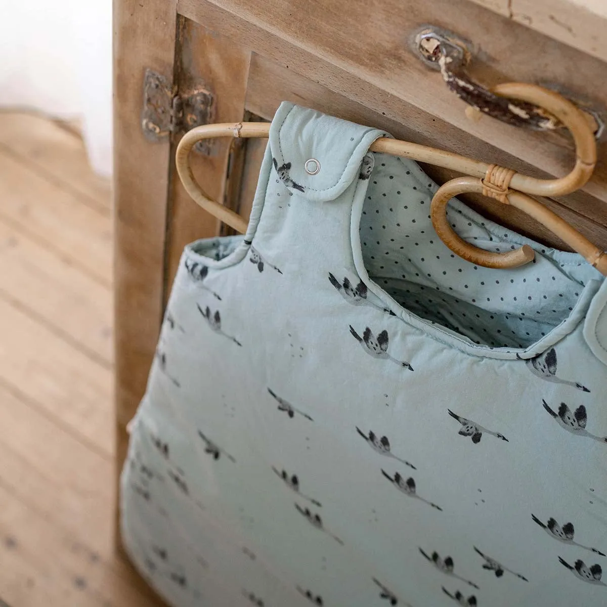 Sarah Sleeping Bag Goose Blue Spray