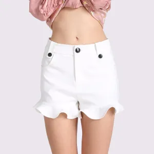 Scallops Hem Shorts