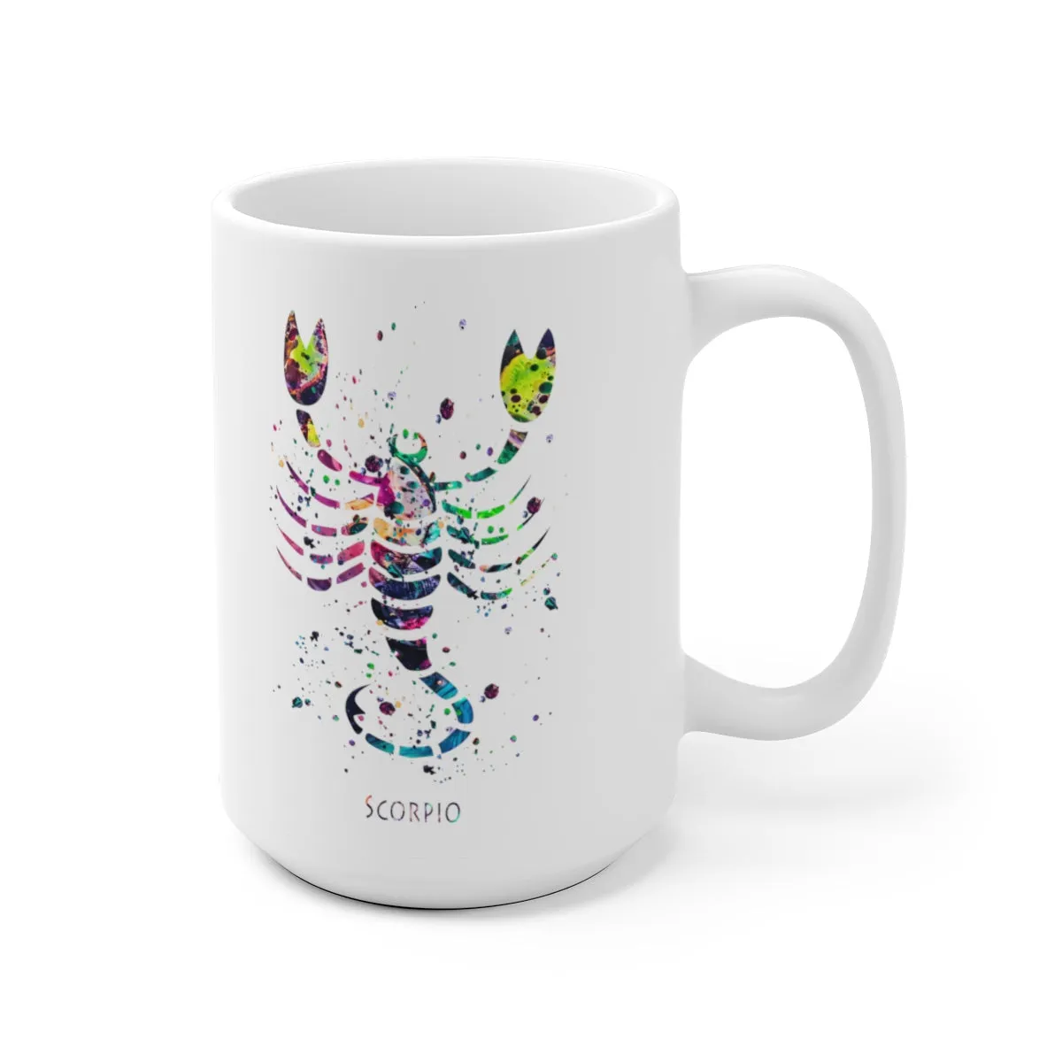 Scorpio Zodiac Sign Mug - 11 oz, 15 oz