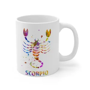 Scorpio Zodiac Sign Mug - 11 oz, 15 oz
