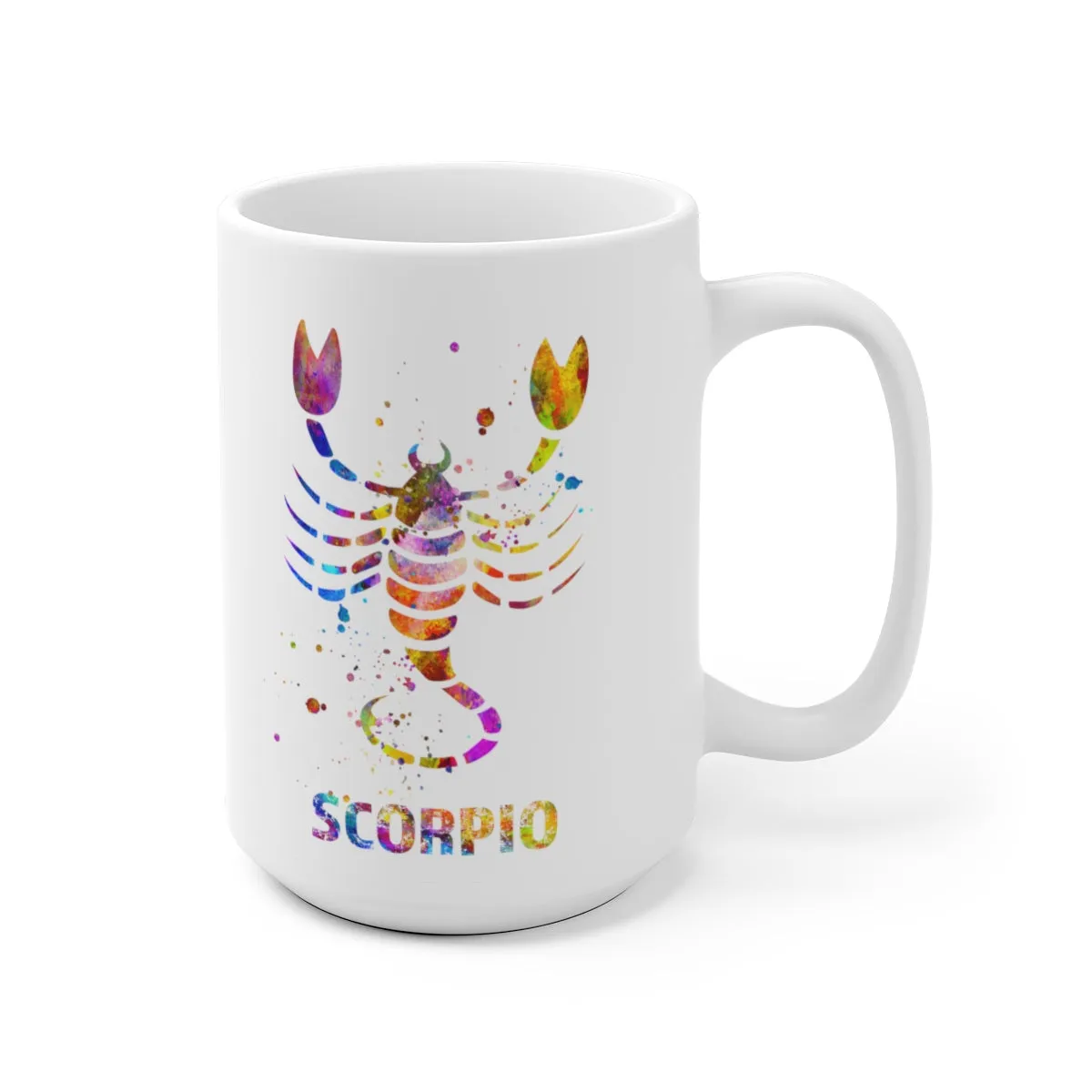 Scorpio Zodiac Sign Mug - 11 oz, 15 oz