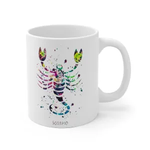 Scorpio Zodiac Sign Mug - 11 oz, 15 oz