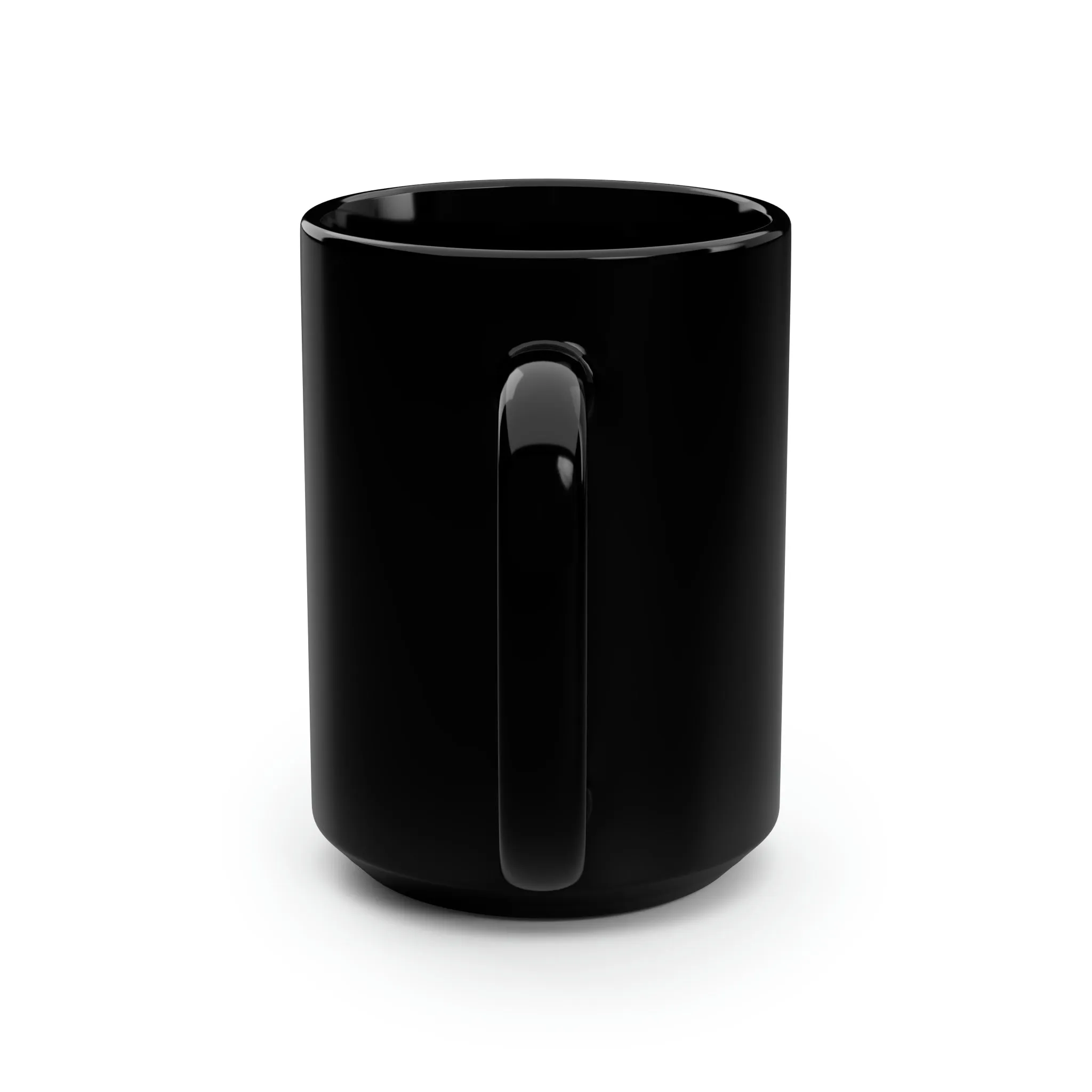 Seaside Serenity/ Ocean /Black Mug, 15oz