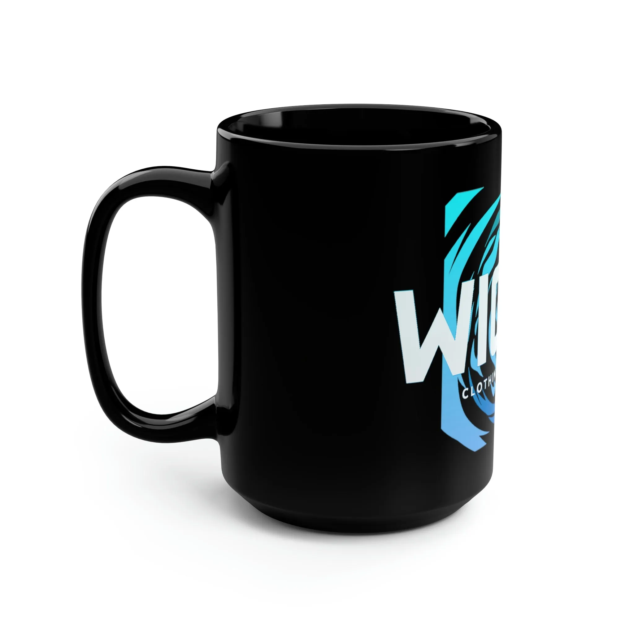 Seaside Serenity/ Ocean /Black Mug, 15oz