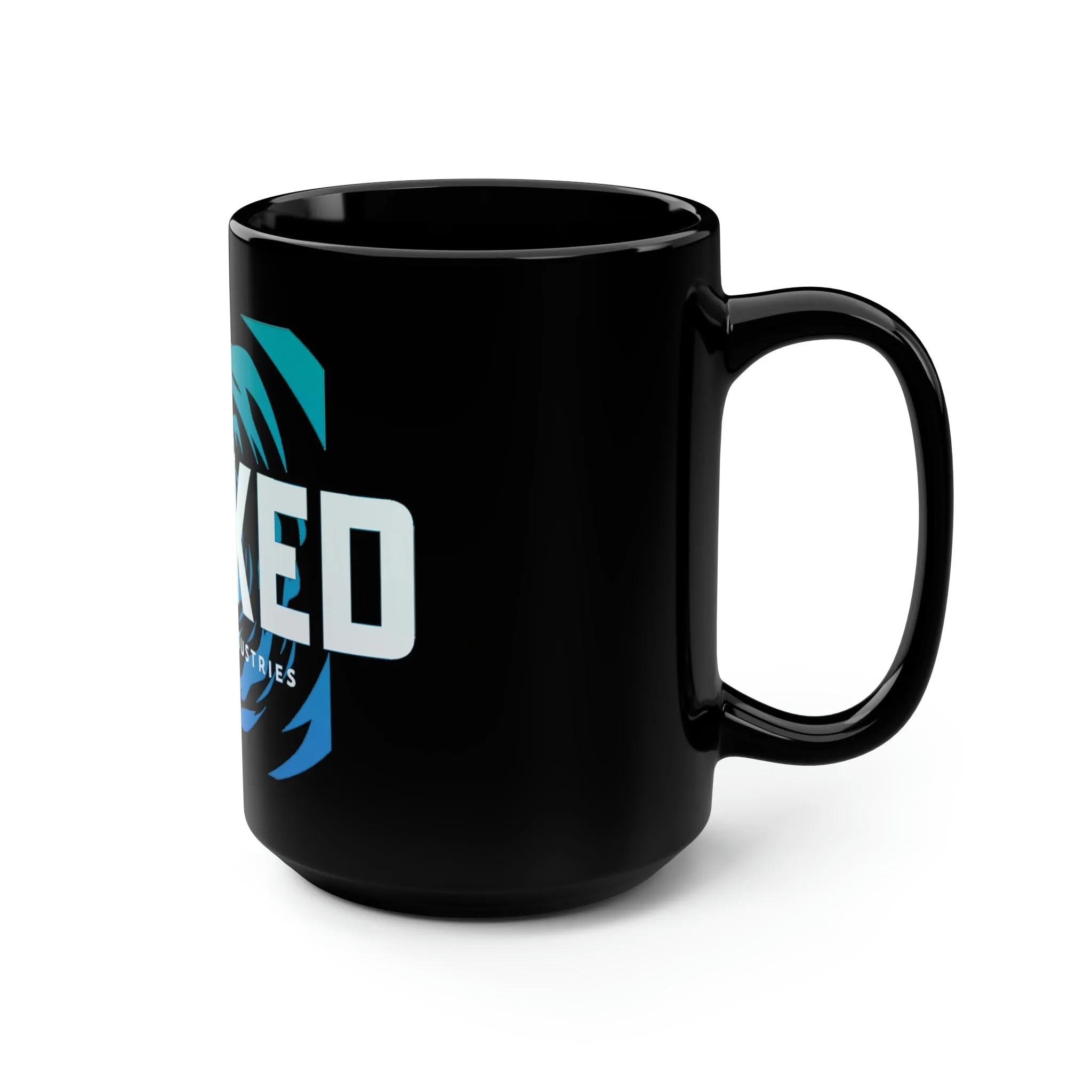 Seaside Serenity/ Ocean /Black Mug, 15oz