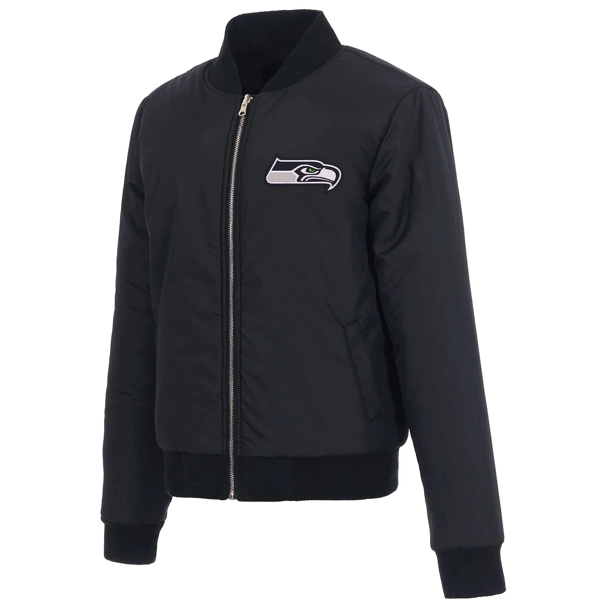 Seattle Seahawks Ladies Reversible Fleece Jacket