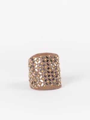 shayna cuff - dark earth vertu