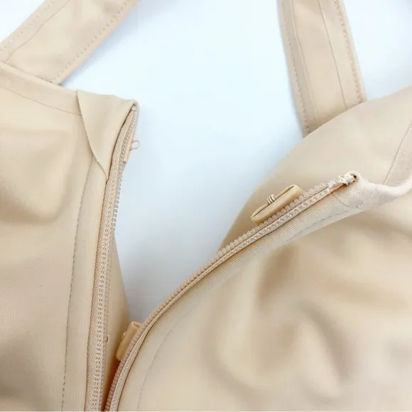 SHEFIT Flex Sports Bra Medium Impact: Buff Nude Beige
