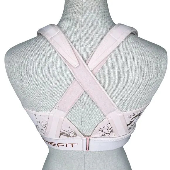 SHEFIT Flex Sports Bra sz 1 Luxe * Tennis Cycling Barre Bra No Wire 1Luxe