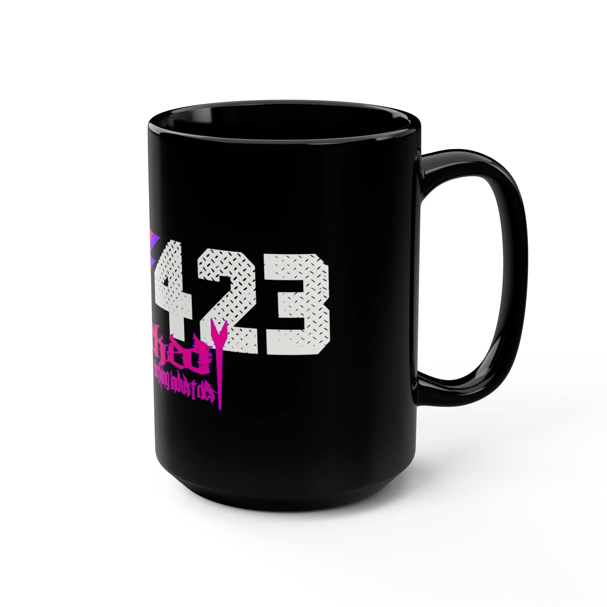 Shockwave EL423 /Black Mug, 15oz