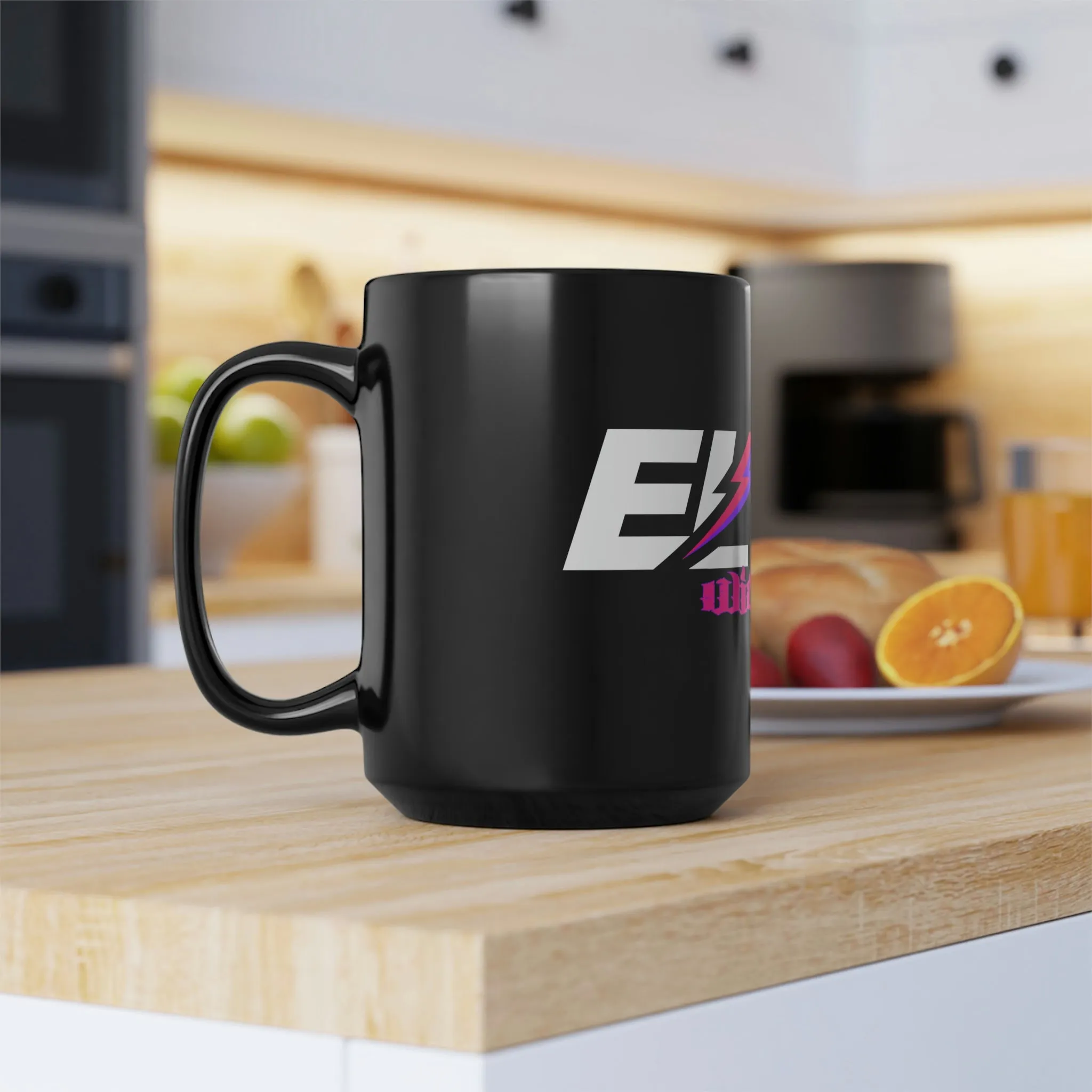 Shockwave EL423 /Black Mug, 15oz