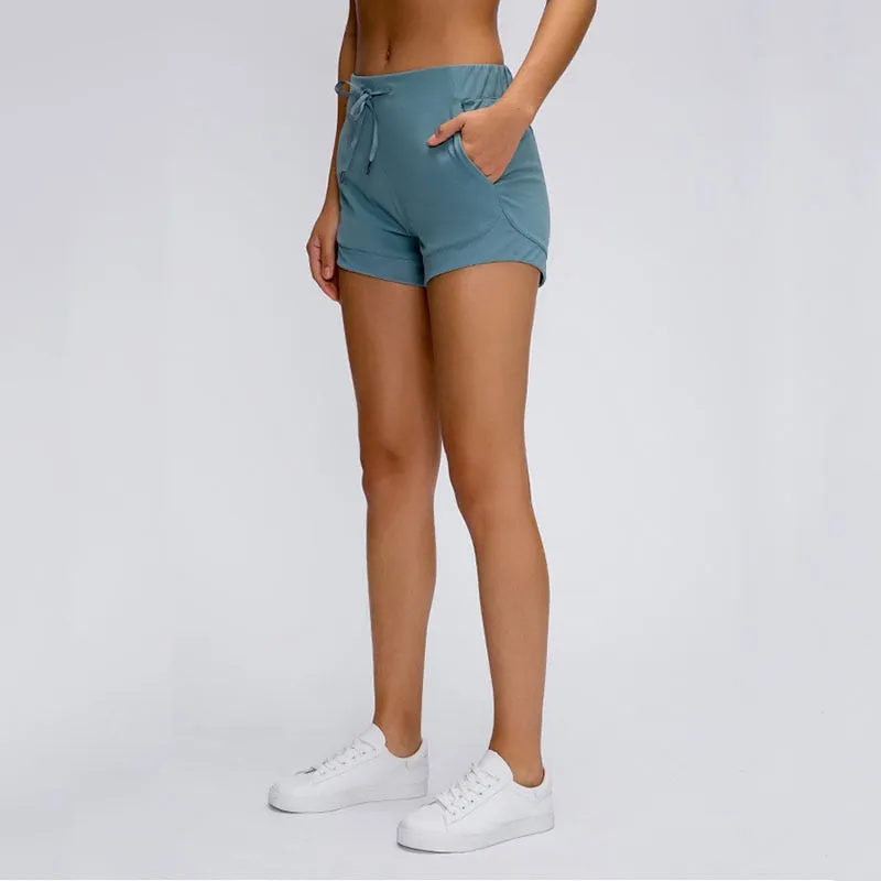 Side Pockets Fitness Shorts