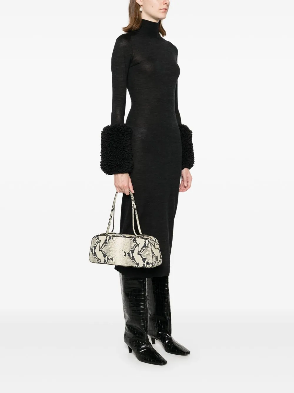 Simona leather shoulder bag