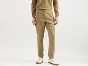 Solid Cargo Fit Cargo Pants