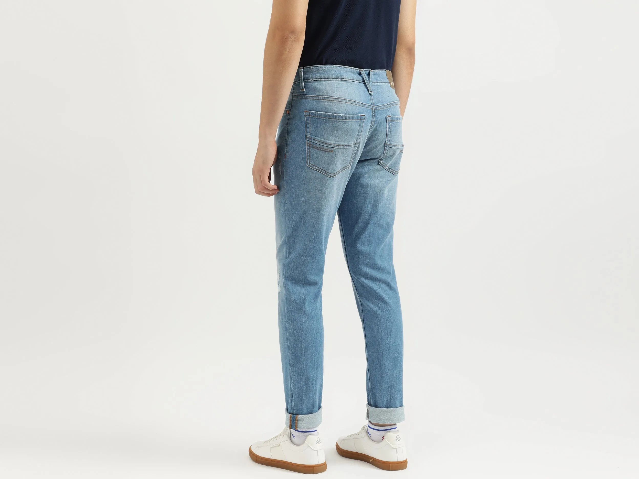 Solid Slim Fit Jeans