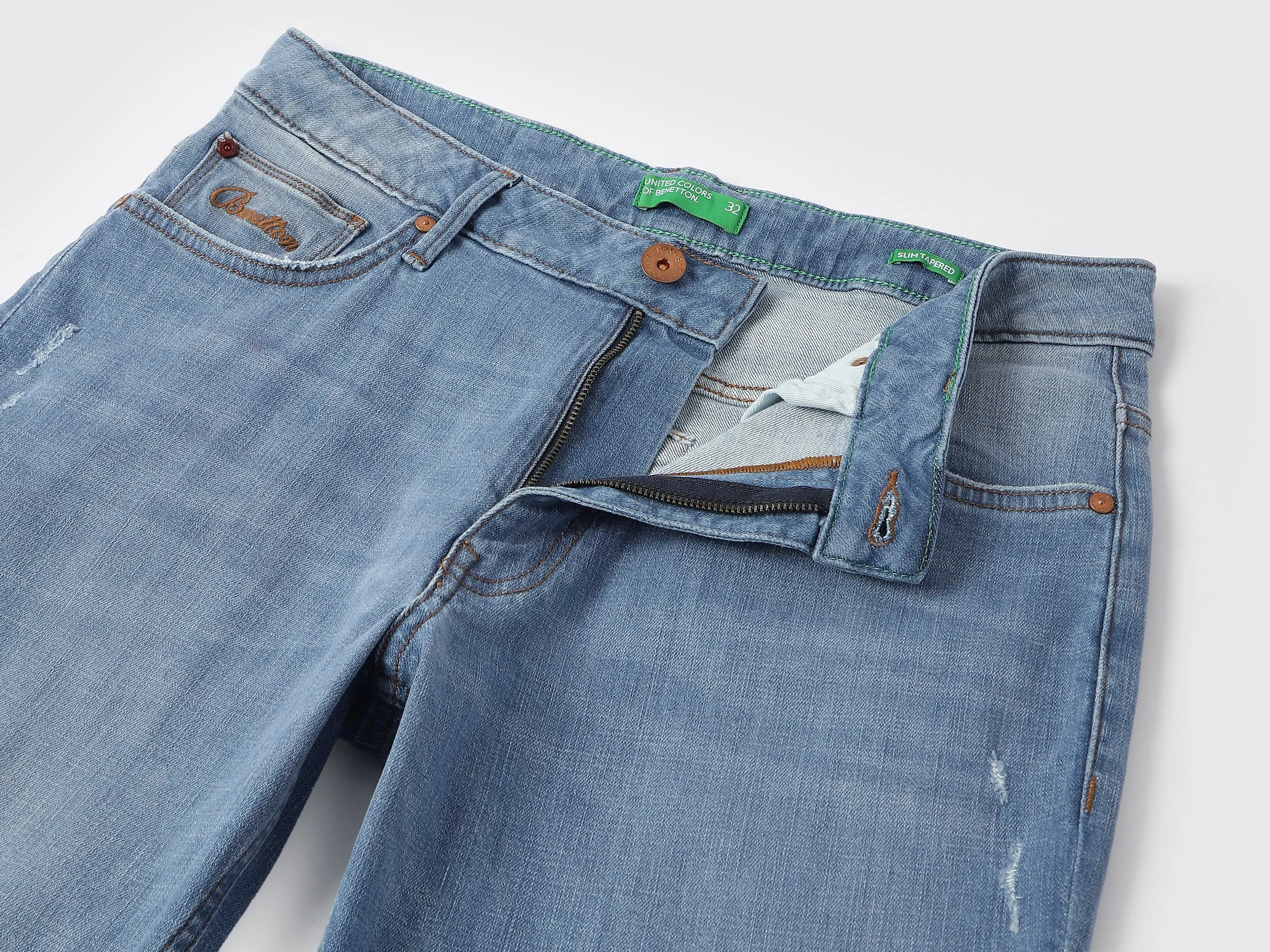 Solid Slim Fit Jeans