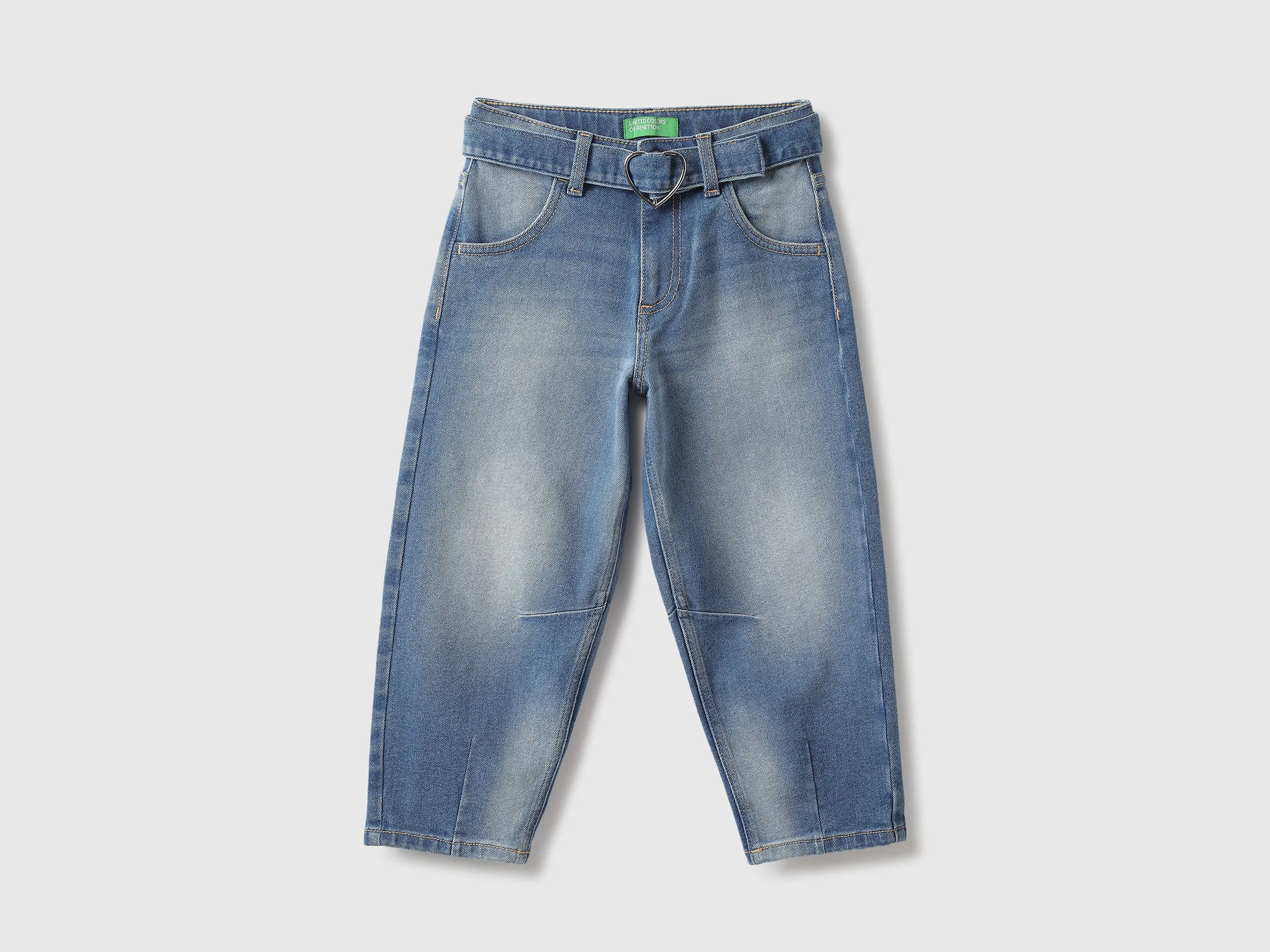 Solid Slouchy Fit Jeans