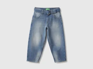 Solid Slouchy Fit Jeans