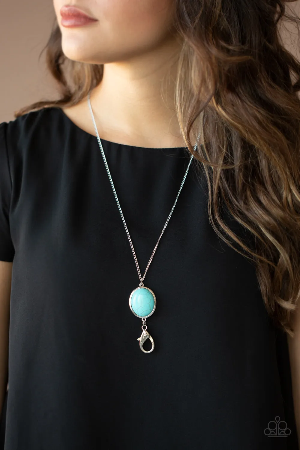 Southwest Simplicity - Blue Lanyard