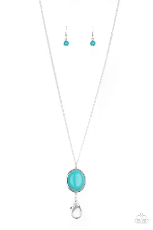 Southwest Simplicity - Blue Lanyard