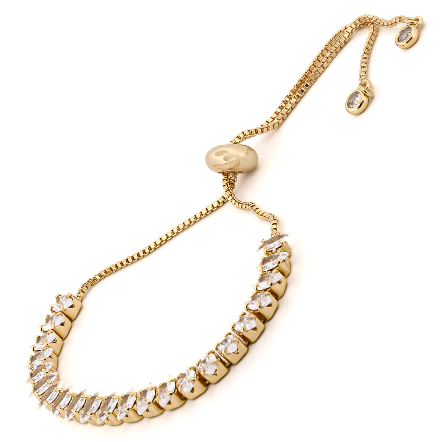 Sparkly Diamond Adjustable Fashion Bracelet
