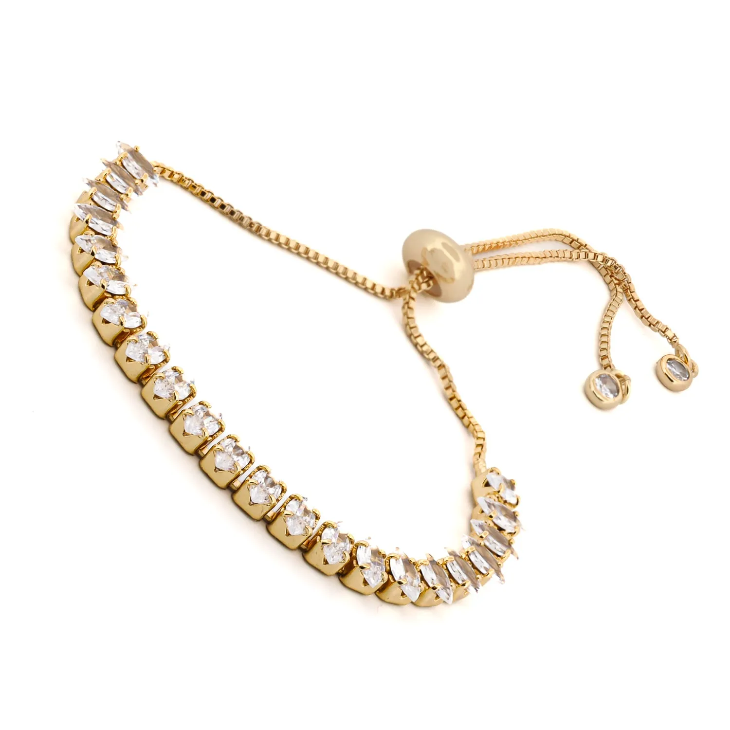 Sparkly Diamond Adjustable Fashion Bracelet