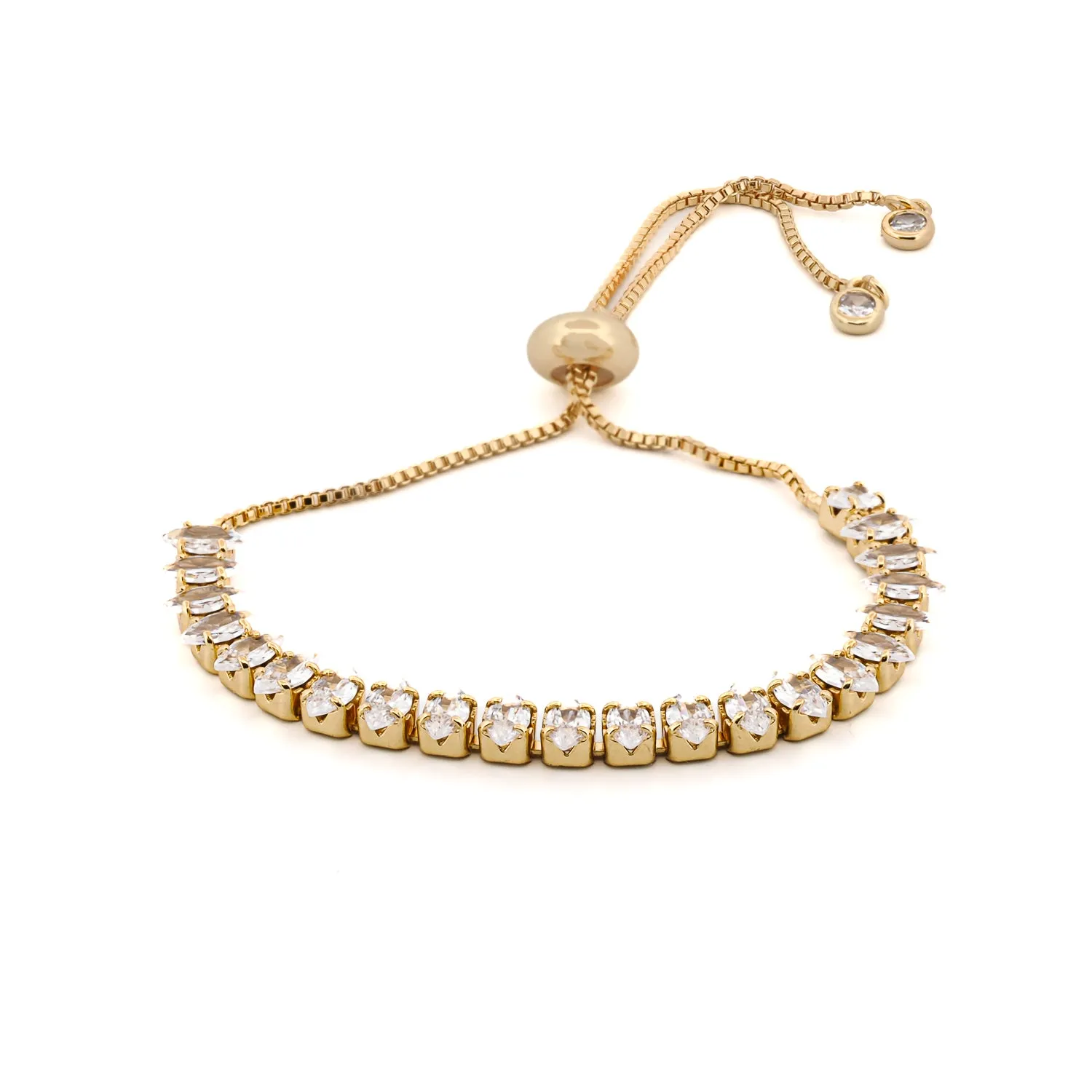 Sparkly Diamond Adjustable Fashion Bracelet