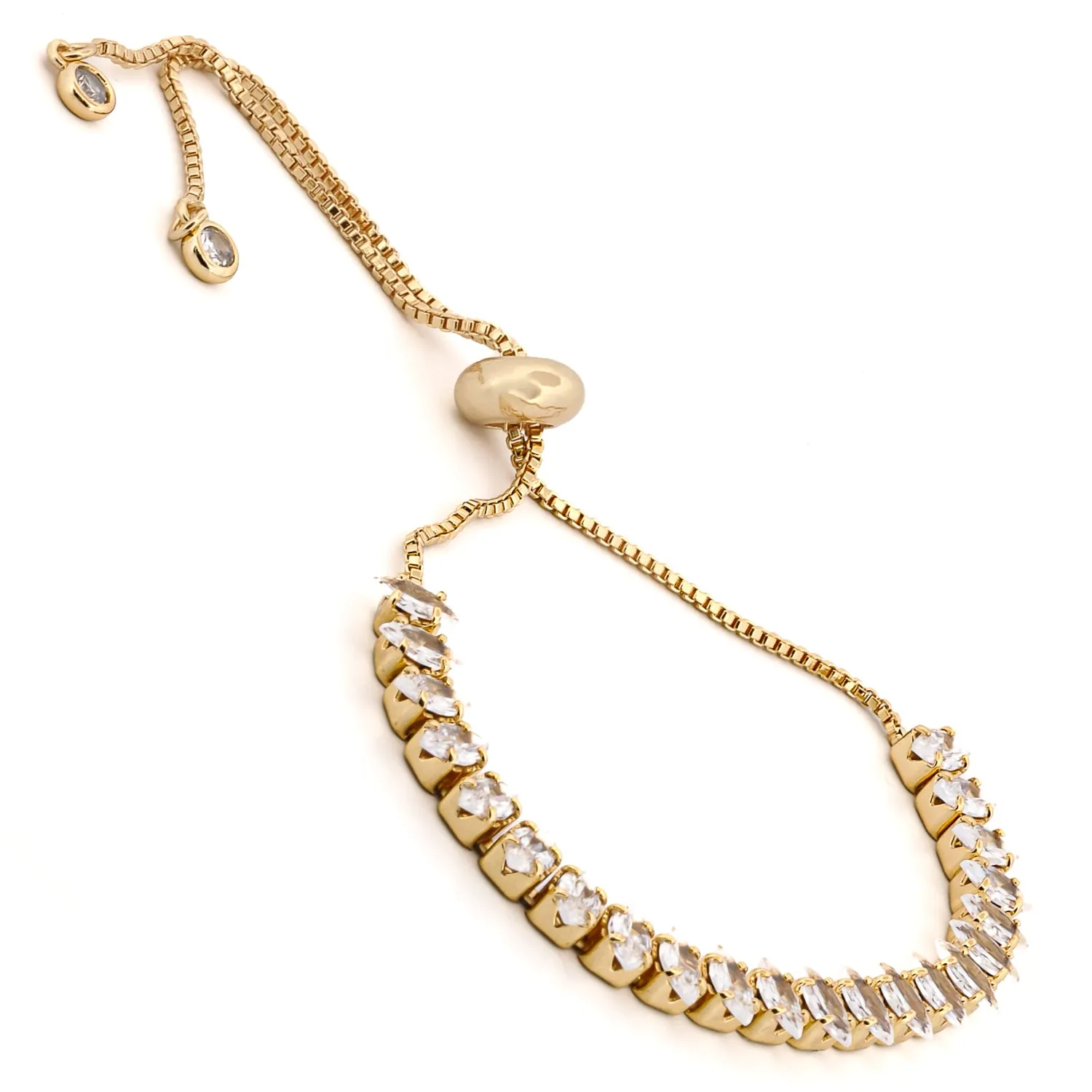 Sparkly Diamond Adjustable Fashion Bracelet