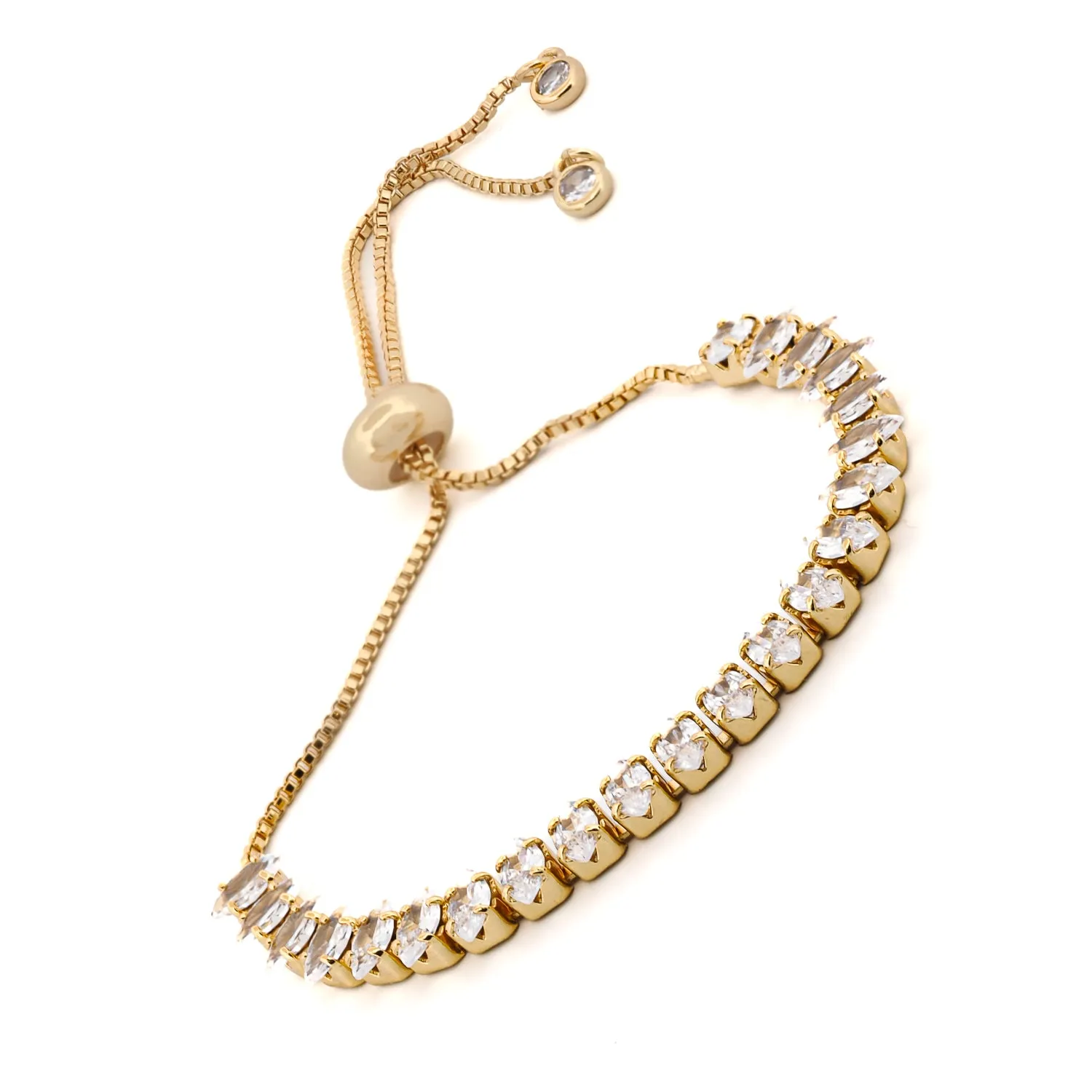 Sparkly Diamond Adjustable Fashion Bracelet