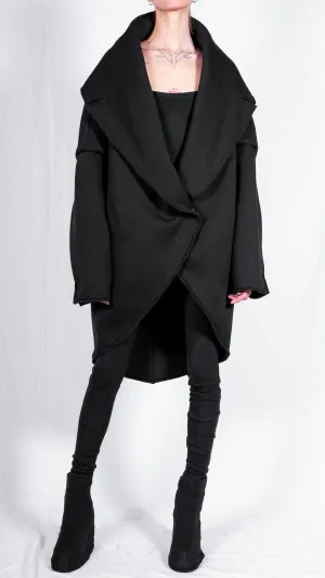 Sweatshirt Round Coat