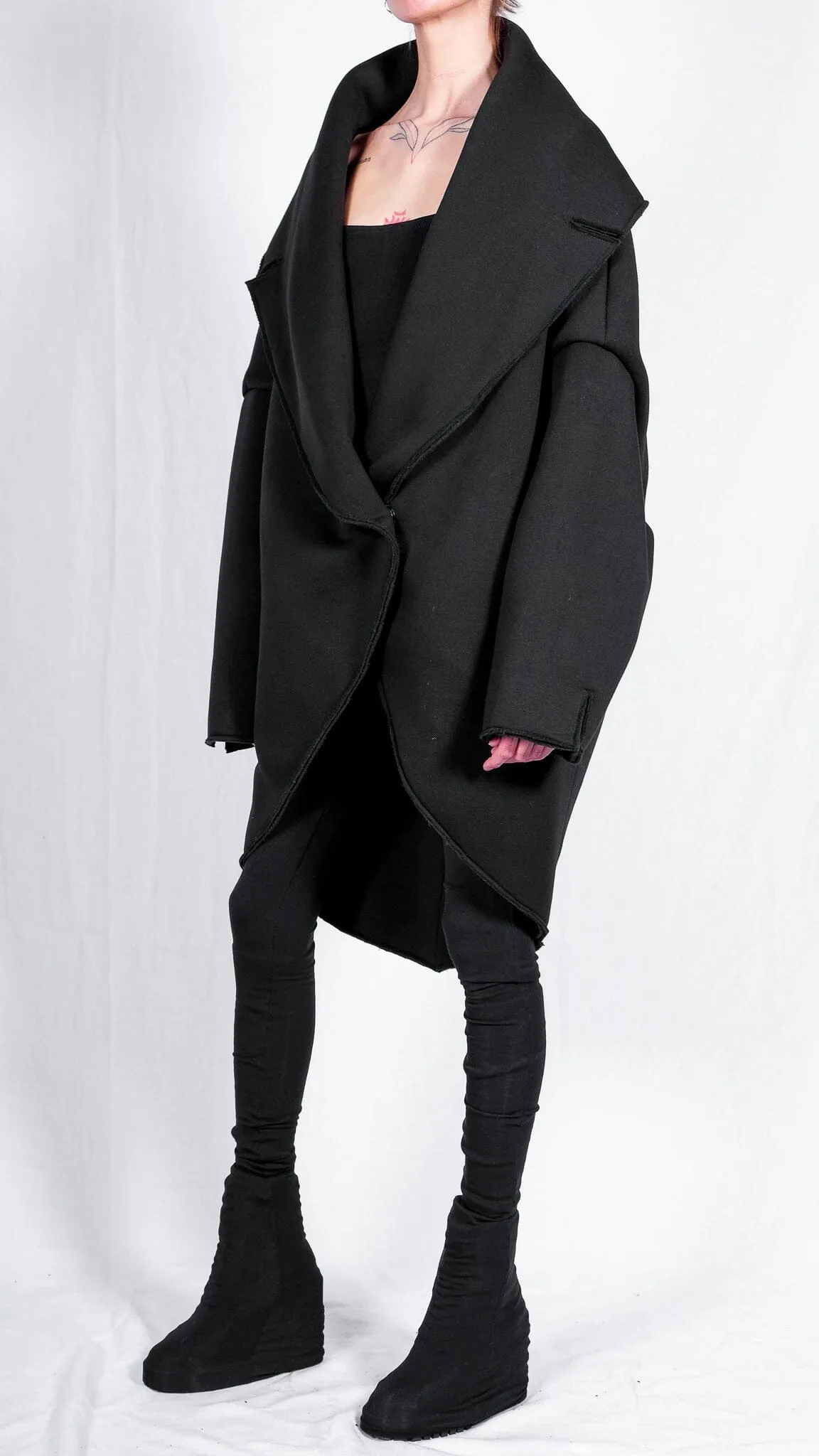 Sweatshirt Round Coat