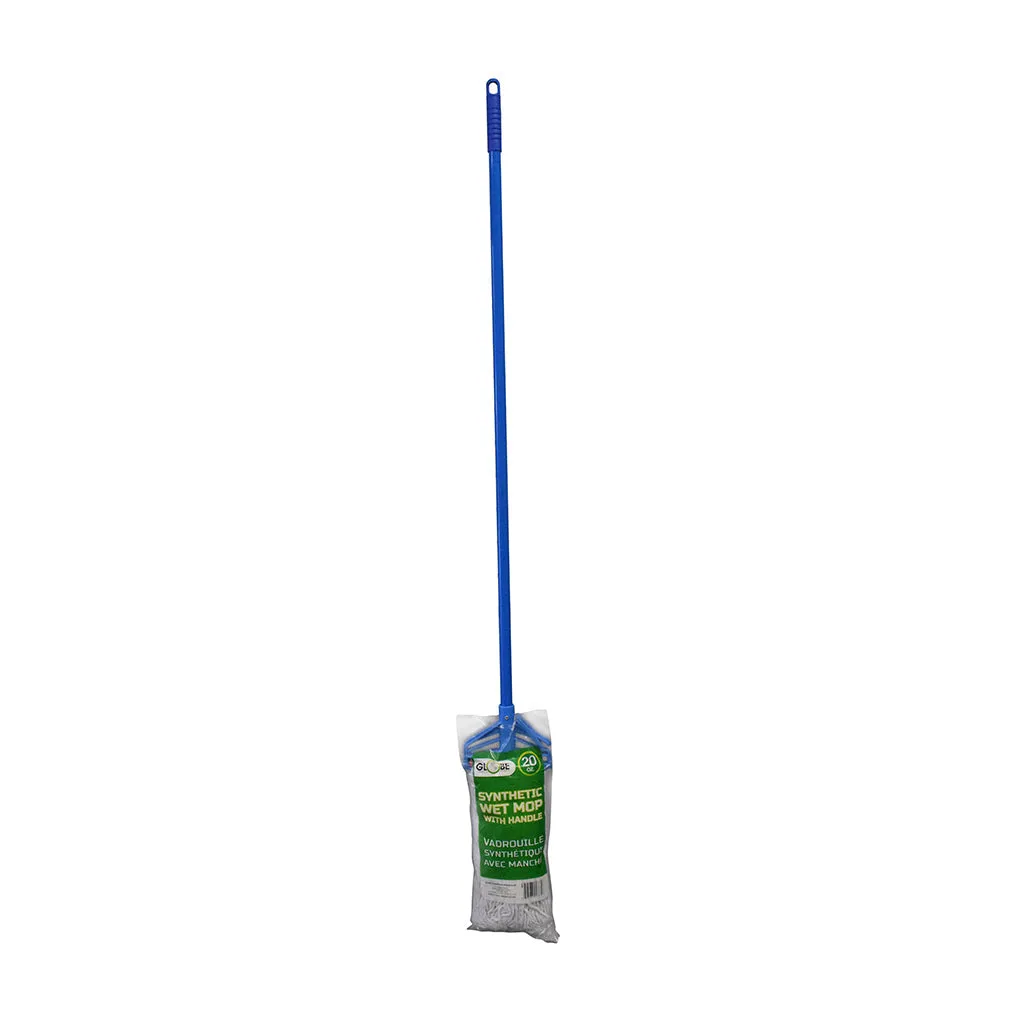 Synthetic Combo Mop Set 20 Oz Mop With 54 Inch Quick Release Handle - Sold By The Case