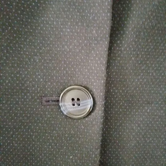 Talbots blazer two button front closure