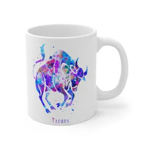 Taurus Zodiac Sign Mug - 11 oz, 15 oz