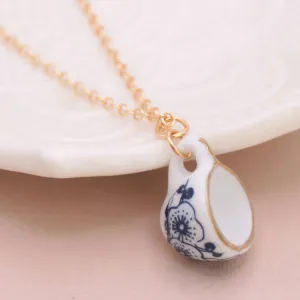 Teacup Gold Plate Necklace