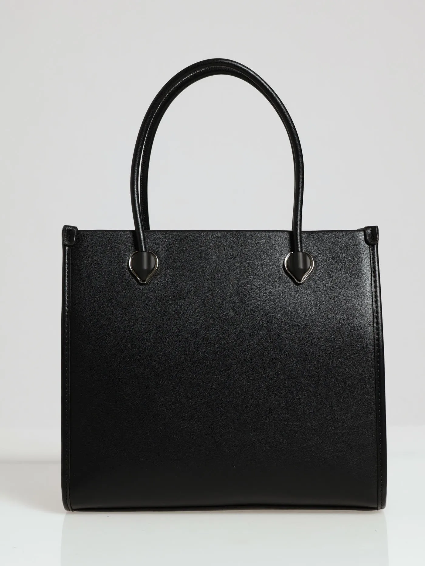Tear Drop Shopper Bag - Black