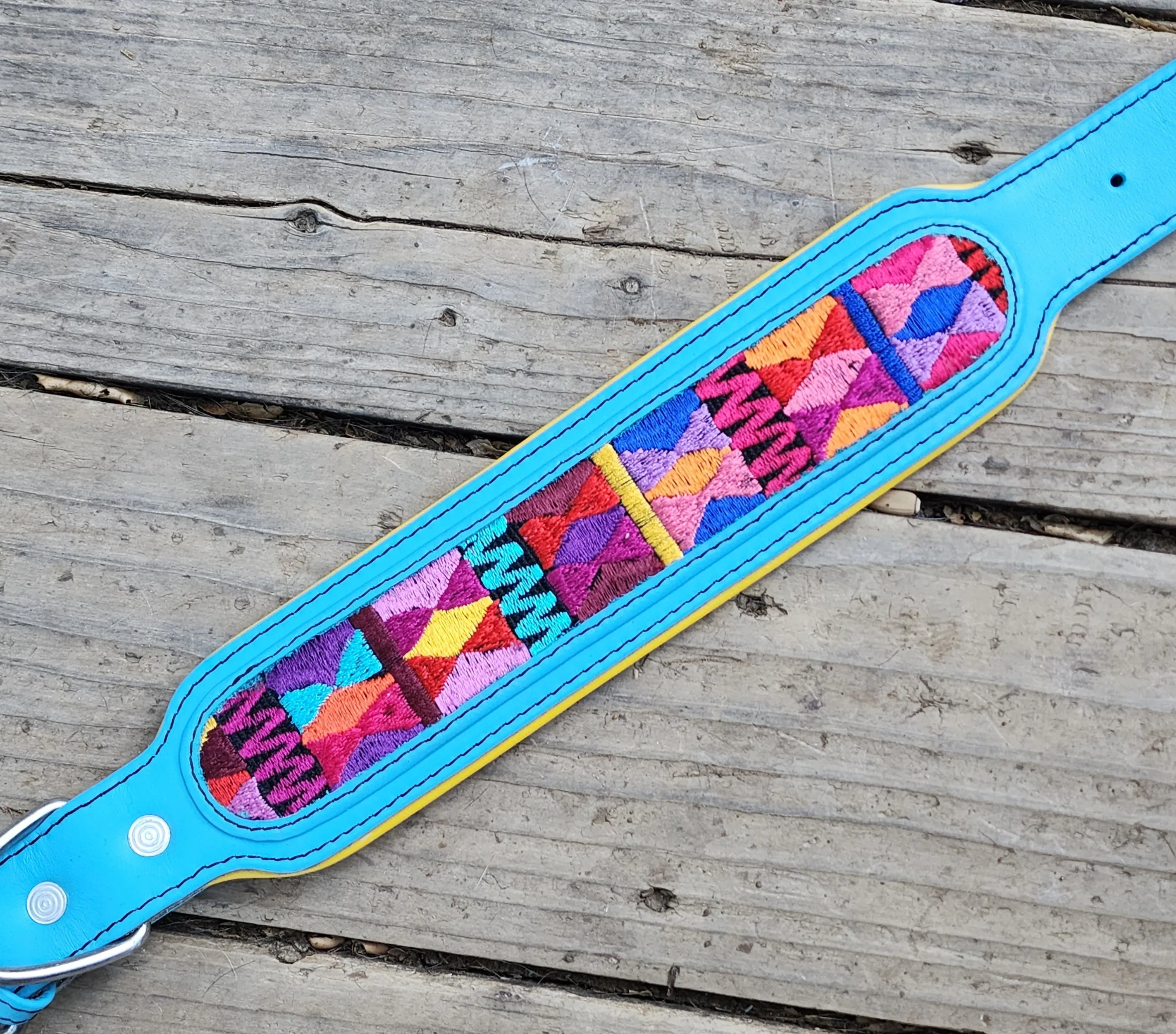 The Brandi (blue with yellow padding)