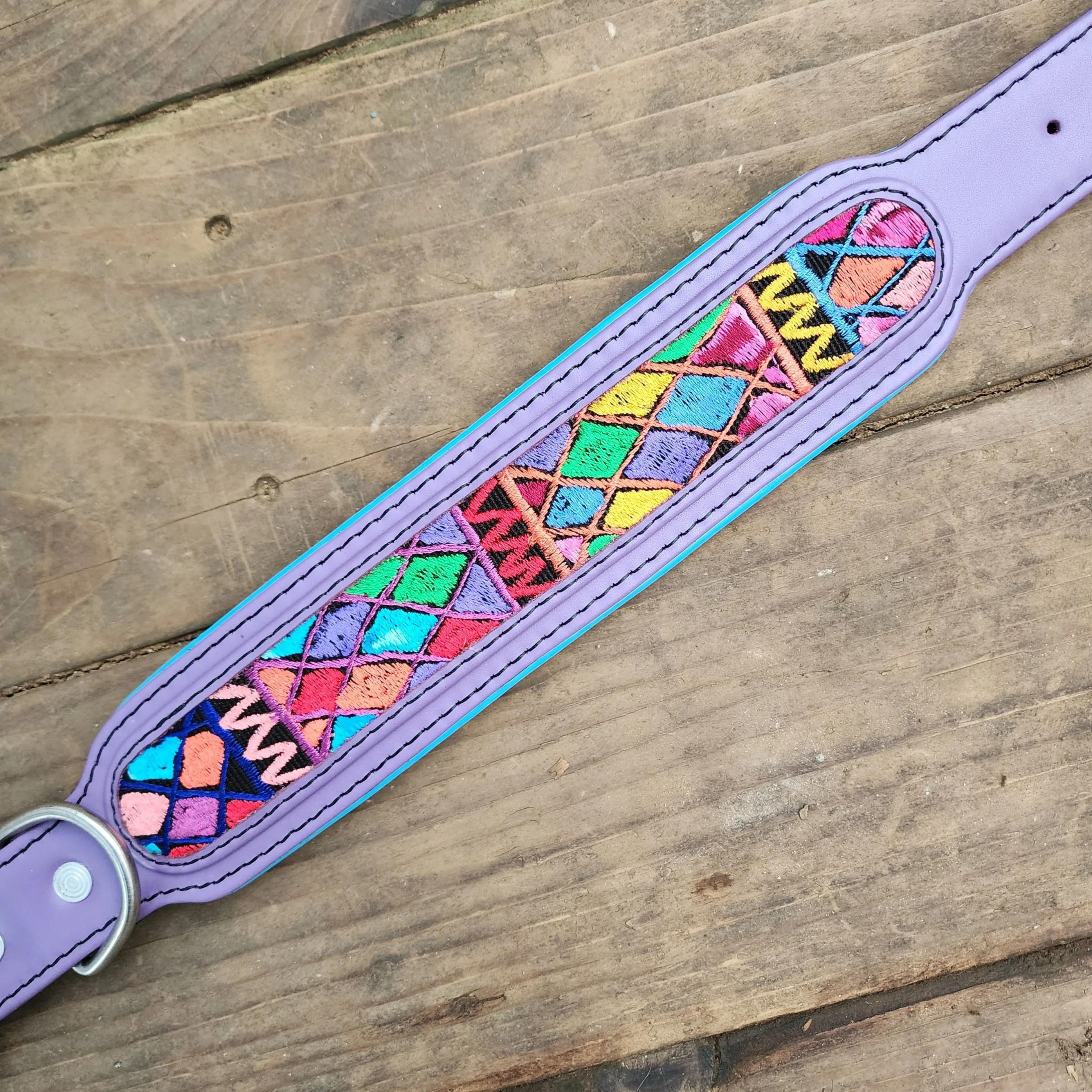 The Brandi (purple with blue padding)