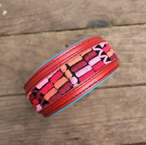 The Brandi (red with blue padding)