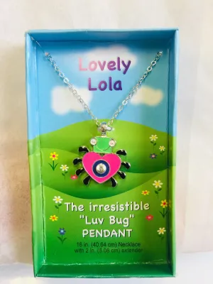 The Irresistible "Luv Bug" Pendant Necklace!
