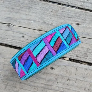 The Sofia (blue with green padding)