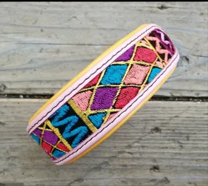 The Sofia (pink with pastel orange padding)