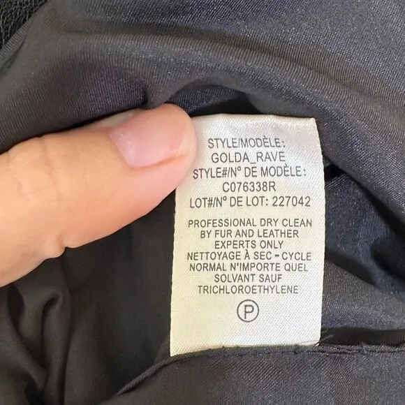 Theory women’s skirt Size‎ 00 black lambskin leather pencil style