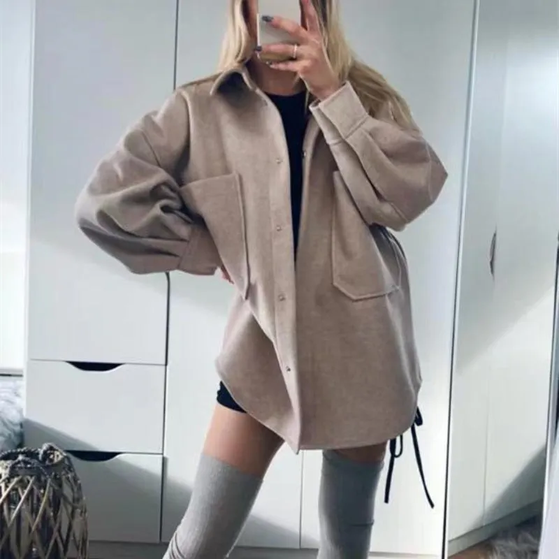 Thick Blouse Coat Female Long Outwear