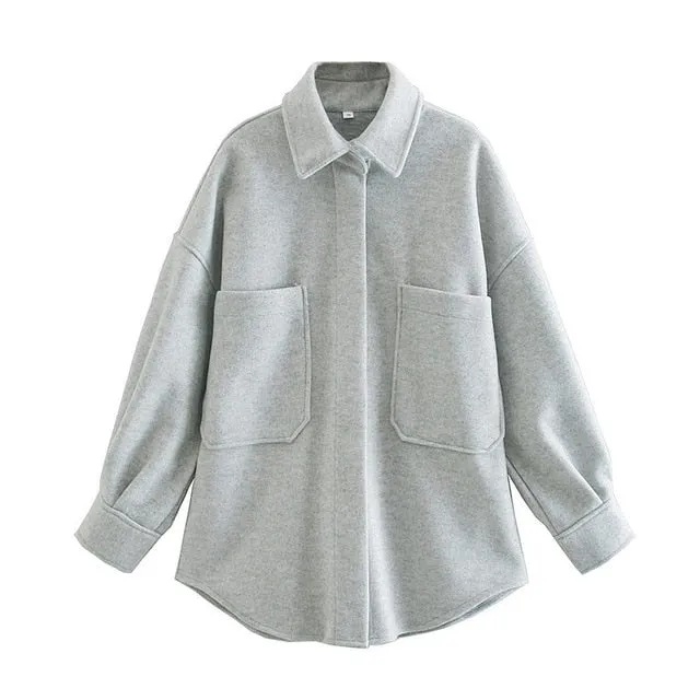Thick Blouse Coat Female Long Outwear